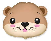 #BFK Balon foliowy 24" FX - Wydra (głowa), niepakowany