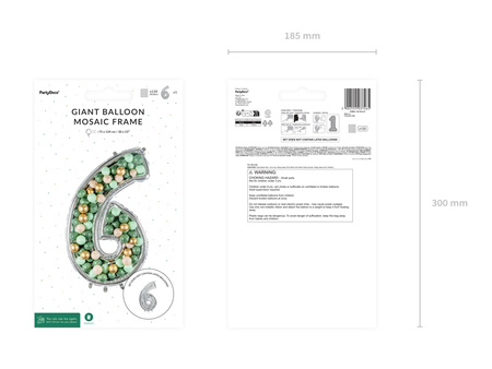 Świeczka urodzinowa Cyfra ''0'', biała z płatkami kwiatów, 8 cm