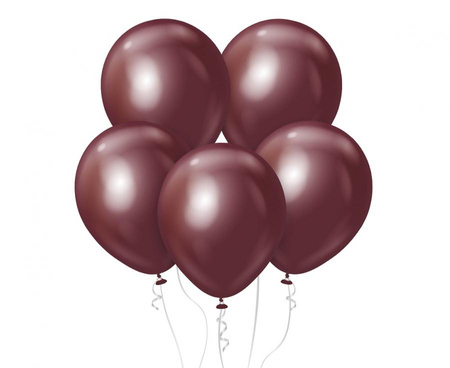 #BL Balony  12" Mirror Burgundy , 50 szt.