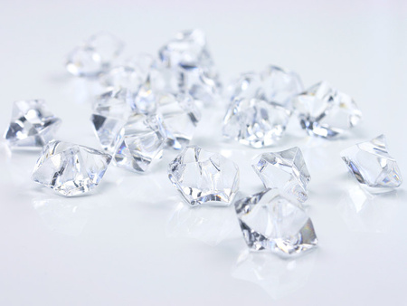 Diamentowe konfetti, złoty, 12mm (1 op. / 100 szt.)