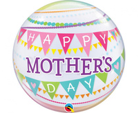#BFK Balon foliowy 22" QL Bubble Poj.  Mother's Day pennants KK