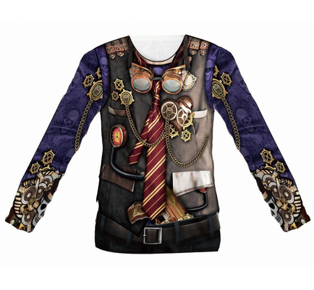 #STDO T-shirt z nadrukiem Steampunk Man, rozm. L KK