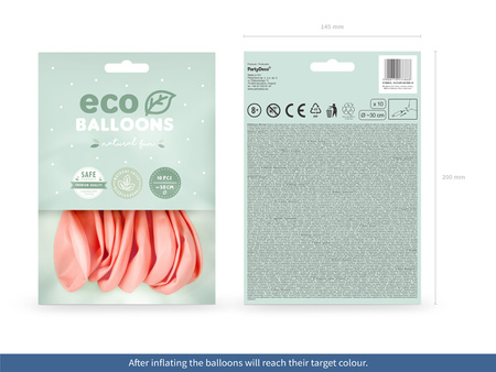 Balony Eco 30cm pastelowe, fiolet (1 op. / 10 szt.)
