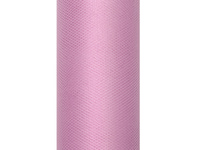Tiul gładki, pudrowy róż, 0,15 x 9m (1 szt. / 9 mb.)
