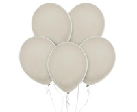 #BL Balony Decomex 18", pastel Dust White, 25 szt.