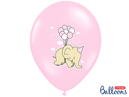 Balony 30cm, Kropki, Pastel Baby Blue (1 op. / 50 szt.)