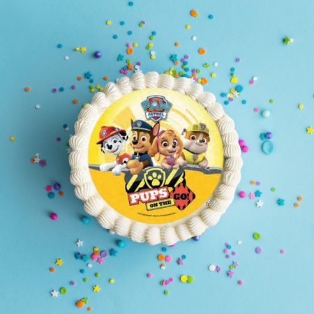 Opłatek na tort PSI PATROL PAW PATROL II