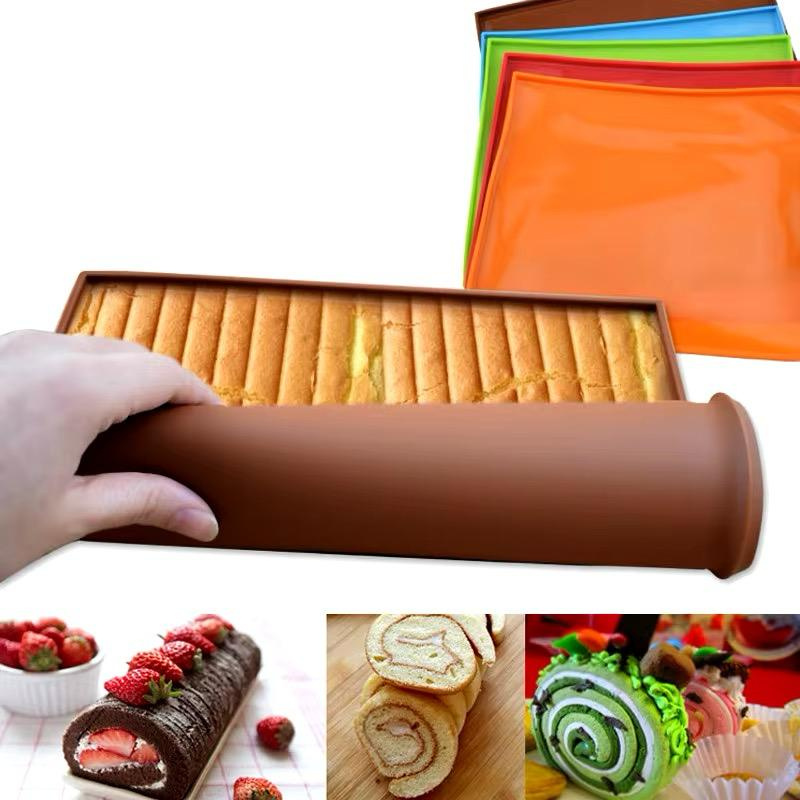 Forma do rolady silikonowa 38x30 cm – widok z boku na rant