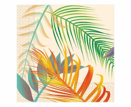 #ZSE Serwetki papierowe Tropical Leaves, 33 x 33 cm, 20szt.