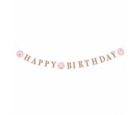 #DEGI Girlanda pap. Princess for a Day, rozm. 170 x 15 cm