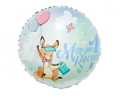 #BFK Balon foliowy Mam Już 1 Roczek, 18 cali (kangurek) AA