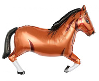 #BFK Balon foliowy Koń brązowy, 86x57cm
