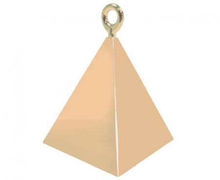 #BAC Ciężarek do balonów Piramida różowo-złota, 110 g