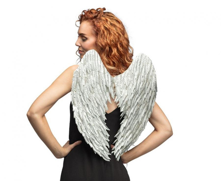 #STAI Skrzydła anioła Glam srebrne