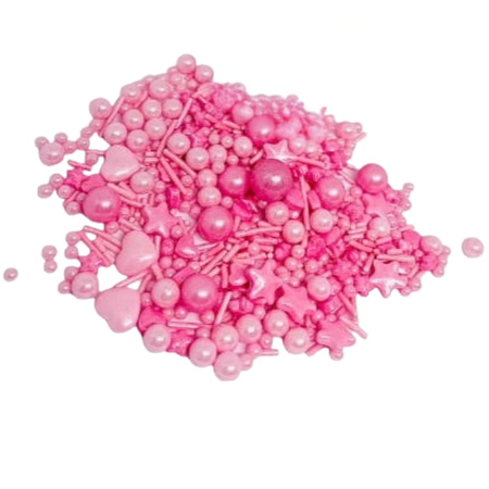 Różowa posypka cukrowa Hello Pink 50g KicCake