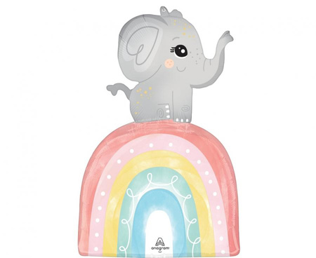 #BFK Balon foliowy SuperShape  Satin Baby Elephant