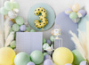 Balon okrągły 1m, Pastel Cream