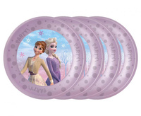 #ZTA Talerz wielokrotnego użytku Frozen II Wind Spirit Disney, 21 cm, 4 szt.