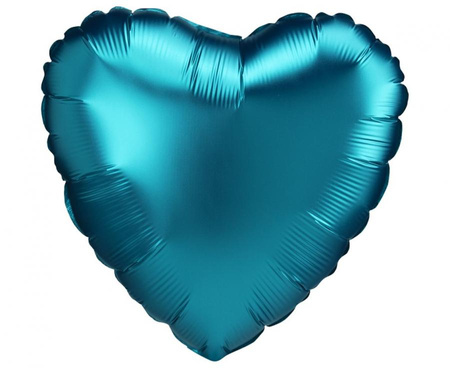#BFK Balon foliowy 18" HRT, Satin Luxe Aqua