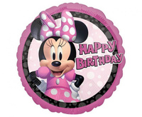 #BFK Balon foliowy 18" MINNIE MOUSE FOREVER BDAY