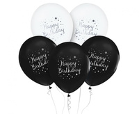 #BL Balony Happy Birthday, 12"/ 5 szt.