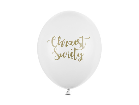 Balony foliowe Gwiazdka, 25 cm, złoty (1 op. / 25 szt.)