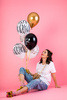 Balony modeliny Glossy 130cm  z pompką, mix (1 op. / 30 szt.)