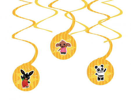 #DEI Dekoracja spirale "Bing" 6 szt. KK