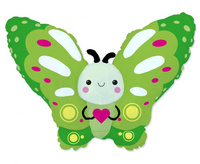 #BFK Balon foliowy 24" FX - Motylek (zielony) KK