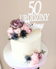 Topper na tort personalizowany Cyfra + urodziny + imię WZ. III