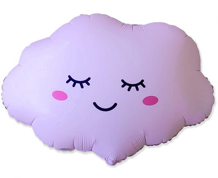 #BFK Balon foliowy 24" FX - Chmurka (matowa Pink) KK