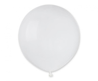#BL Balony G19 pastel 19" - White 001 / 25 szt.