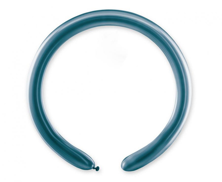 #BL Balony DB4 - Rurki włoskie shiny niebieskie/ 100 szt. KK