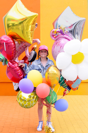 Balon foliowy Gwiazdka, 48cm, różowy