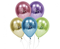 #BL Balony Beauty&Charm Sto Lat (platynowe), 12 cali/ 5 szt.