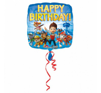#BFK Balon foliowy 18" SQR "Happy Birthday" Paw Patrol