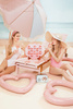 Baner Baby shower, 290x16.5 cm, jasny różowy