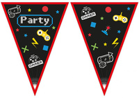 #DEBA Banner Gaming Party, flagi (papier FSC) KK