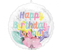 #BFK Balon foliowy Insider Pearlized Birthday