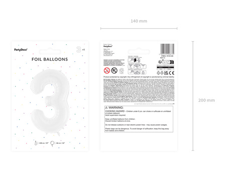 Balon foliowy Okulary serca, 115,5x52 cm, mix