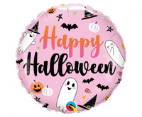 #BFK Balon foliowy 18" QL RND "Happy Halloween" (słodkie duchy) KK
