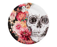 #ZTA Talerzyki papierowe Day of the dead 23 cm, 10 szt.