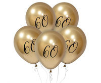 #BL Balony Beauty&Charm 60, platynowe j. złote, 12"/ 5 szt.