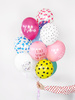 Balony 30cm, Bride to be, Crystal Clear (1 op. / 50 szt.)