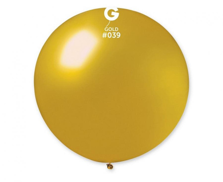 #BL Balon GM30, kula metal 0.80m - złota 39