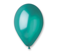 #BL Balony GM90 metal 10" - zielone turkusowe 55/ 100 szt
