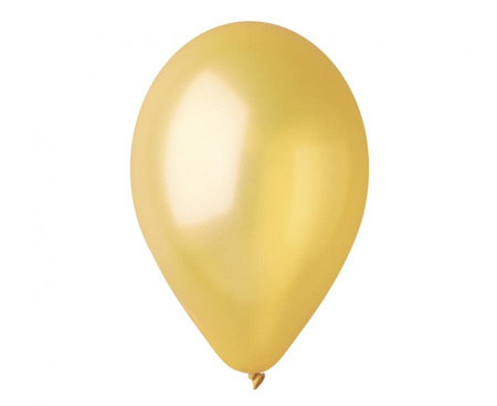 #BL Balony GM90 metal 10" - złote Dorato 74/ 100 szt.