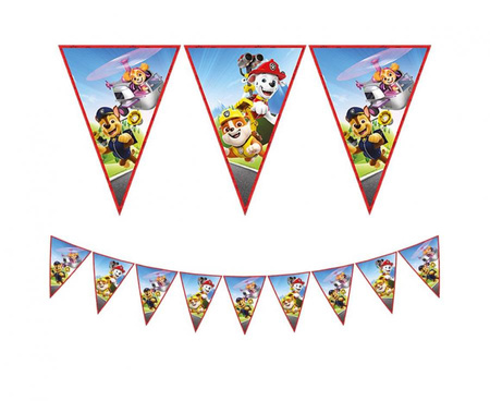 #DEBA Banner Paw Patrol Rescue Heroes, flagi (papier FSC)