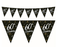 #DEGI Girlanda papierowa Beauty&Charm z flagami "60", 28x270 cm