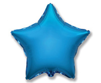#BFK Balon foliowy 18" FX - Gwiazda (niebieska), niepakowany